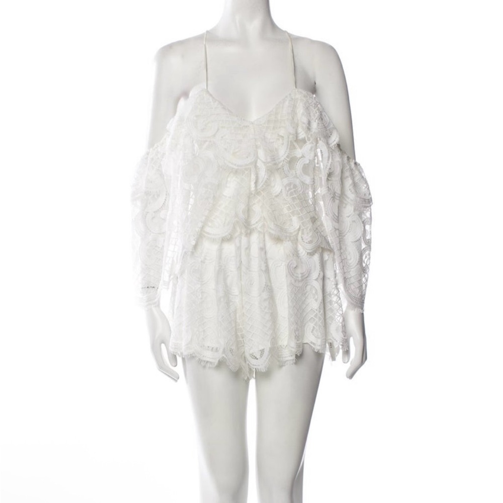 Alice McCall White Lace Romper